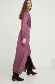 сукня Answear Lab колір фіолетовий maxi розкльошена