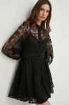 Сукня Answear Lab X Лімітована колекція SISTERHOOD колір чорний mini розкльошена