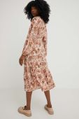 Сукня Answear Lab колір рожевий midi розкльошена (3211882)