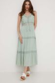 Сукня Answear Lab колір зелений midi розкльошена (3217544)