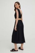 Сукня Answear Lab колір чорний midi розкльошена (3249308)