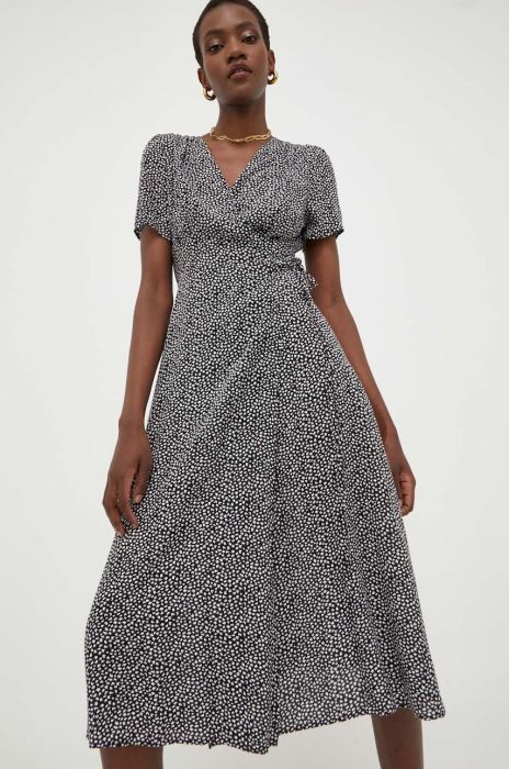 Сукня Answear Lab колір чорний midi пряма (3261878)