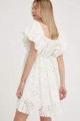 Бавовняна сукня Answear Lab колір білий mini розкльошена (3276018)