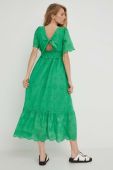 Сукня Answear Lab колір зелений midi розкльошена (3307314)