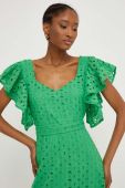 Сукня Answear Lab колір зелений midi розкльошена (3292276)