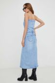 Джинсова сукня Answear Lab mini розкльошена колір блакитний (3412345)