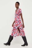 Сукня Answear Lab колір рожевий midi розкльошена (3261909)