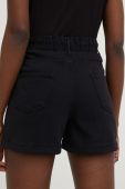 Джинсові шорти Answear Lab жіночі колір чорний однотонні висока посадка (3221541)