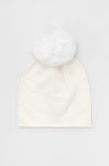 Шапка з вовною Answear Lab колір кремовий з товстого трикотажу (1854665)