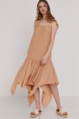 Сукня Answear Lab колір бежевий maxi розкльошена (1444461)