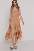 Сукня Answear Lab колір бежевий maxi розкльошена (1444461)