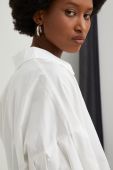 Сорочка Answear Lab жіноча колір білий relaxed класичний комір (2627792)