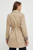 Пальто Answear Lab жіночий колір коричневий перехідний двобортний (2529784)