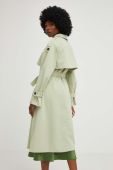 Тренч Answear Lab жіночий колір бірюзовий перехідний