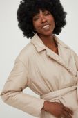 Куртка Answear Lab жіноча колір бежевий перехідна (2763020)