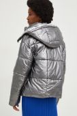 Куртка Answear Lab жіноча колір срібний зимова oversize