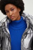 Куртка Answear Lab жіноча колір срібний зимова oversize