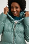 Куртка Answear Lab жіноча колір бірюзовий зимова oversize