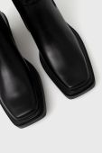 Чоботи Answear Lab жіночі колір чорний каблук блок злегка утеплена (2768148)