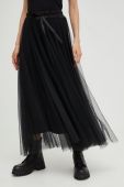 Спідниця Answear Lab колір чорний maxi розкльошена (2590183)