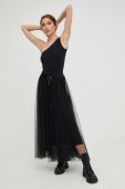 Спідниця Answear Lab колір чорний maxi розкльошена (2590183)