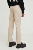 Штани Answear Lab жіночі колір бежевий облягаюче висока посадка (2776641)