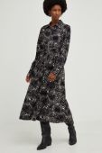 Сукня Answear Lab колір чорний midi розкльошена (2627916)