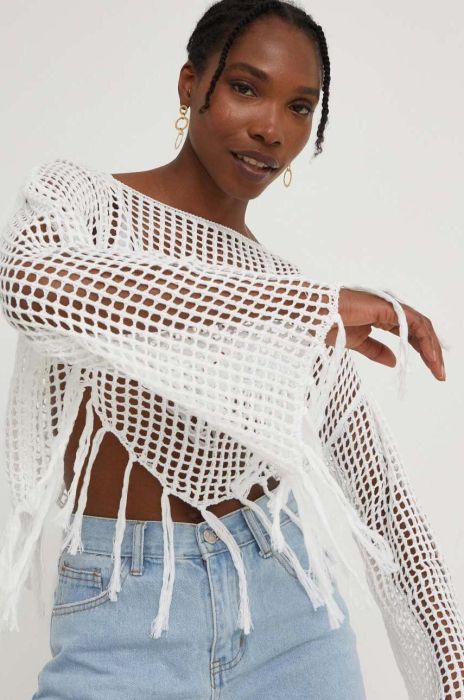 Блузка Answear Lab жіноча колір білий однотонна (3311769)