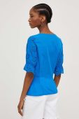 Бавовняна сорочка Answear Lab жіноча колір блакитний (3333737)
