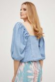 Бавовняна сорочка Answear Lab жіноча колір блакитний (3354975)