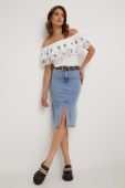 Блузка Answear Lab жіноча колір білий візерунок (3352354)