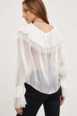 Блузка Answear Lab жіноча колір білий з аплікацією (3380239)