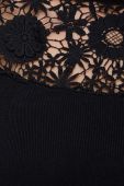 Блузка Answear Lab жіноча колір чорний з аплікацією (3494158)