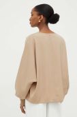 Блузка Answear Lab жіноча колір бежевий однотонна (3648746)