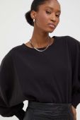 Блузка Answear Lab жіноча колір чорний однотонна (3648748)