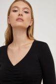 Лонгслів Answear Lab жіноча колір чорний (3651916)
