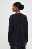 Блузка Answear Lab жіноча колір чорний однотонна (3679861)