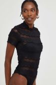 Боді Answear Lab колір чорний однотонна (3314356)