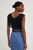 Боді Answear Lab колір чорний однотонна (3317563)