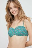 Купальний бюстгальтер Answear Lab колір бірюзовий ущільнена чашечка (3307343)