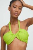 Купальний бюстгальтер Answear Lab колір зелений злегка ущільнена чашечка (3311353)