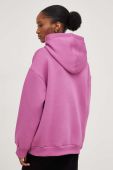 Кофта Answear Lab жіноча колір рожевий з капюшоном однотонна