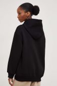 Кофта Answear Lab жіноча колір чорний з капюшоном однотонна (3569031)