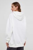 Кофта Answear Lab жіноча колір білий з капюшоном однотонна (3615443)