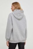 Кофта Answear Lab жіноча колір сірий з капюшоном однотонна (3586516)