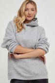 Кофта Answear Lab жіноча колір сірий з капюшоном однотонна (3586516)