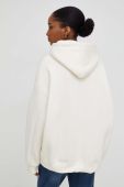Кофта Answear Lab жіноча колір бежевий з капюшоном з аплікацією (3651924)