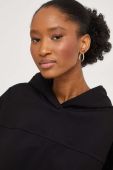 Кофта Answear Lab жіноча колір чорний з капюшоном однотонна (3685151)