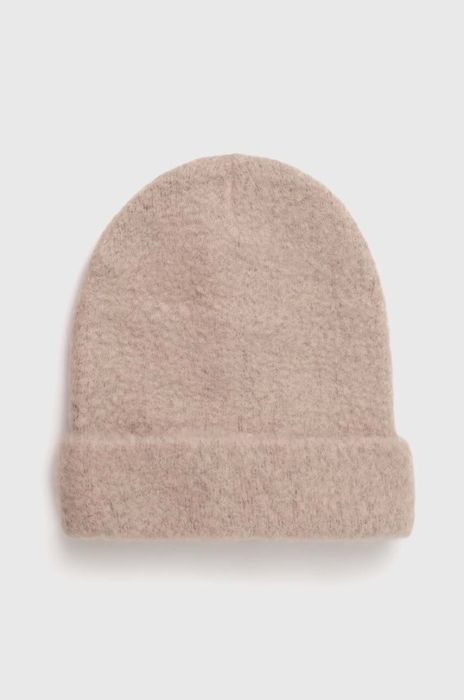 Шапка Answear Lab колір бежевий з товстого трикотажу (3543237)