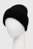 Вовняна шапка Answear Lab колір чорний з товстого трикотажу вовна (3622821)